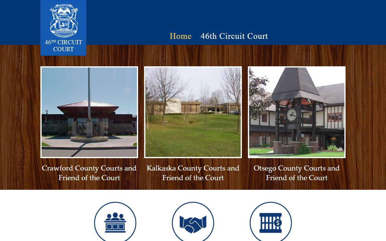 46th Circuit Court website for Crawford County traffic court records